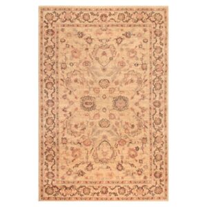 Keshan 70x140cm Supreme Shiraz Wool Rug In Cream