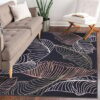 Poly Autumn 120x160cm Modern Pattern Rug In Navy