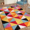 Spectra Carved 160x230cm Destin Rug In Multi-Colour