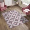 Spirit 80x150cm Star Design Rug In Blush