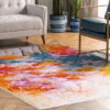 Urban 120x170cm Splash Rug In Multi-Colour