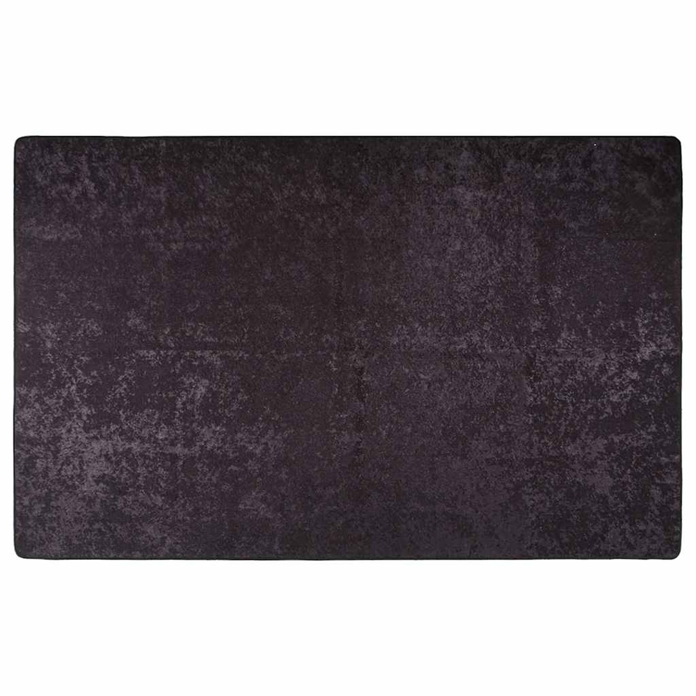 Corwin 150cm Polyester Washable Anti-Slip Rug In Anthracite